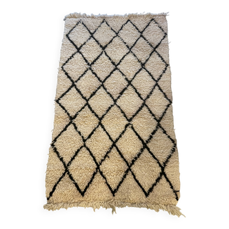 Tapis berbère béni ourain laine 100x155cm