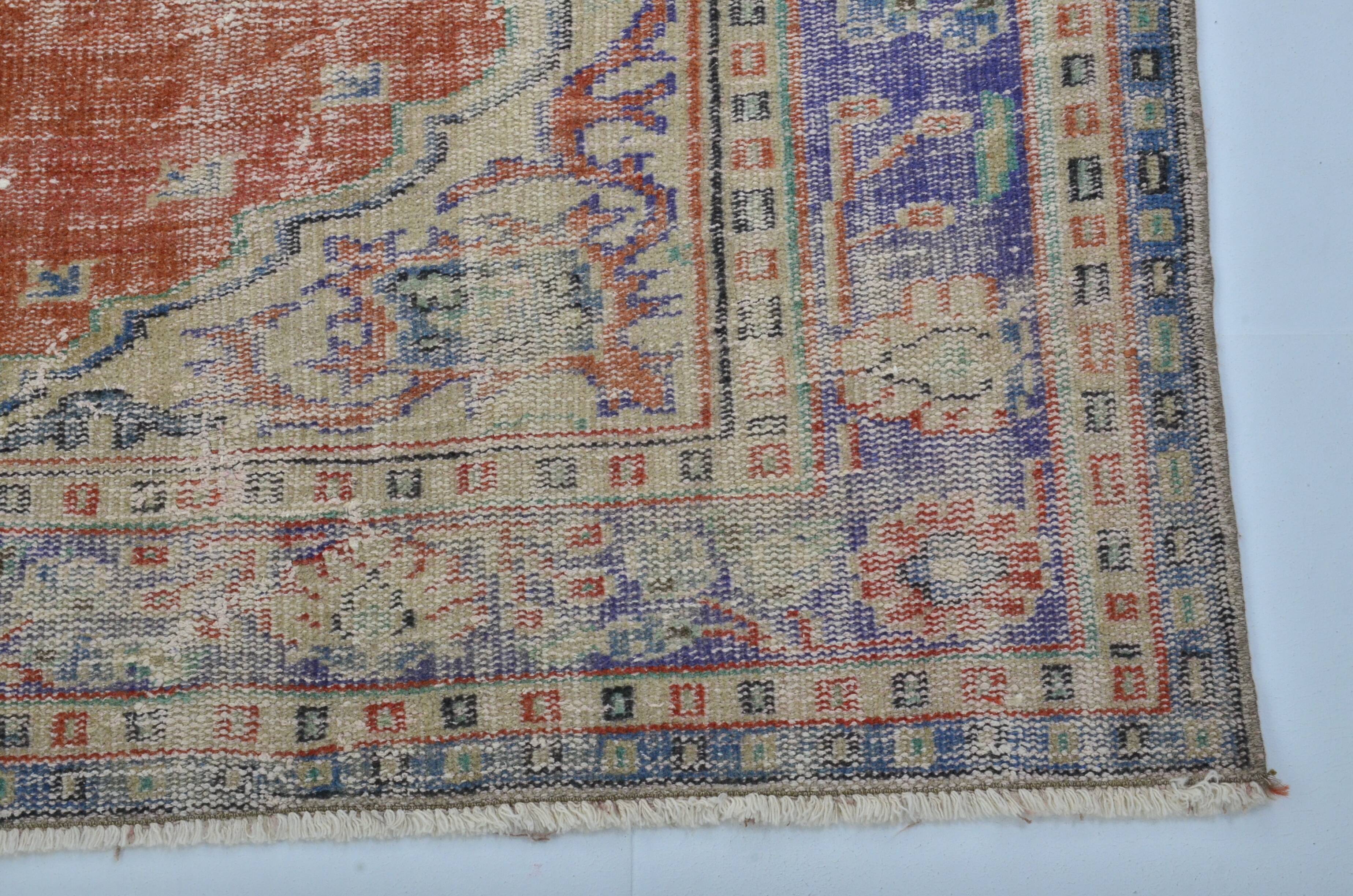 Oushak Turkish Vintage Rug sku 3301