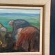 Huile sur toile originale – “Potatisptortning” par Einar Emland