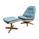 Swivel lounge chair Danish design Madsen & Schübel