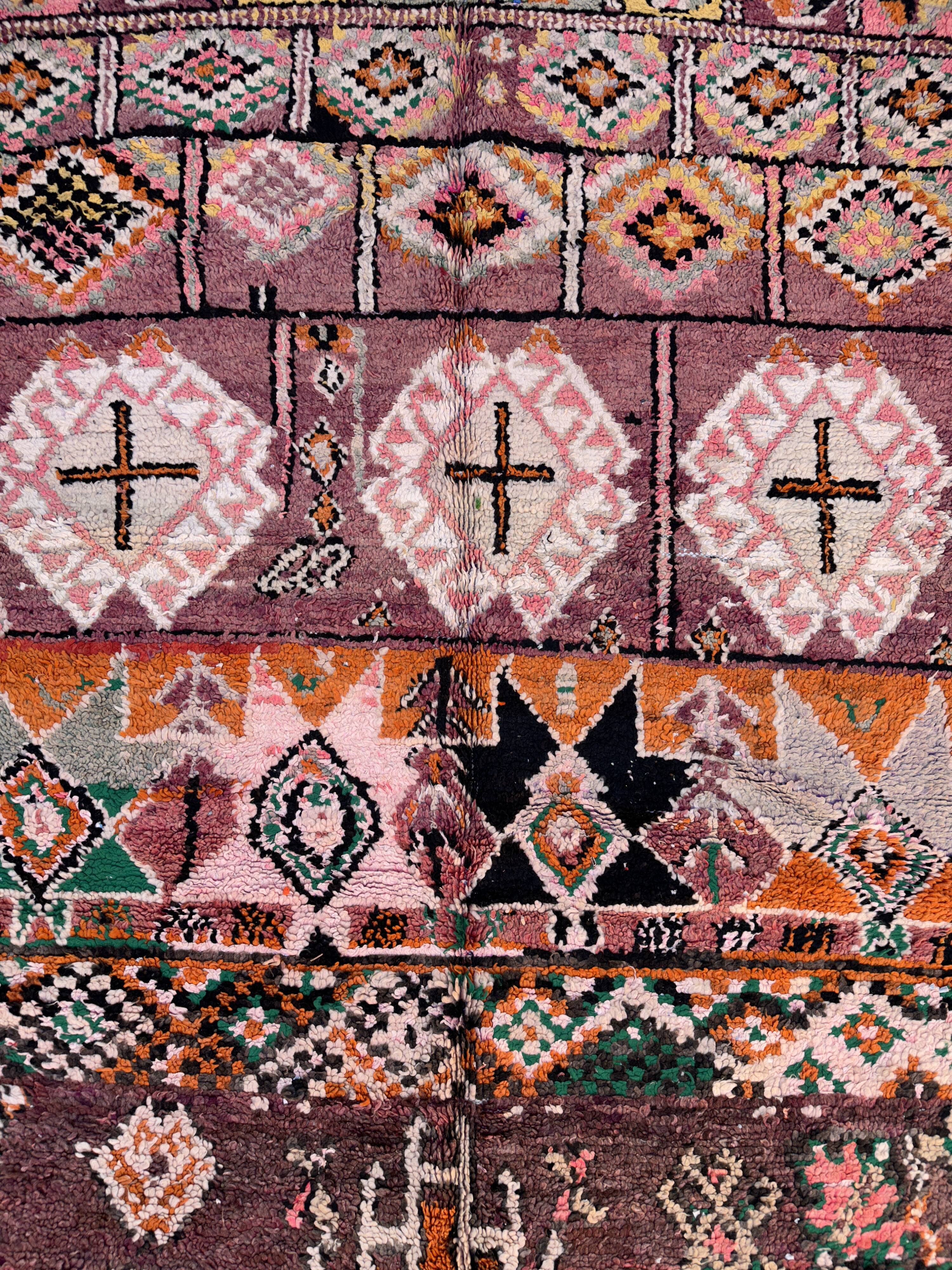 Colorful Boujad Moroccan rug - 175 x 280 cm