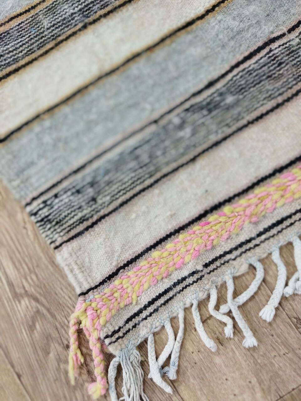 Handcrafted Moroccan Berber Rug 183 X 88CM