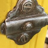 Yellow vintage coat holder