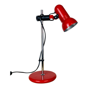 Lampe de bureau spot rouge réglable