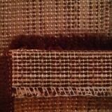 1970s Stunning Geometric Space Age Rug in Wool. Made in Italy