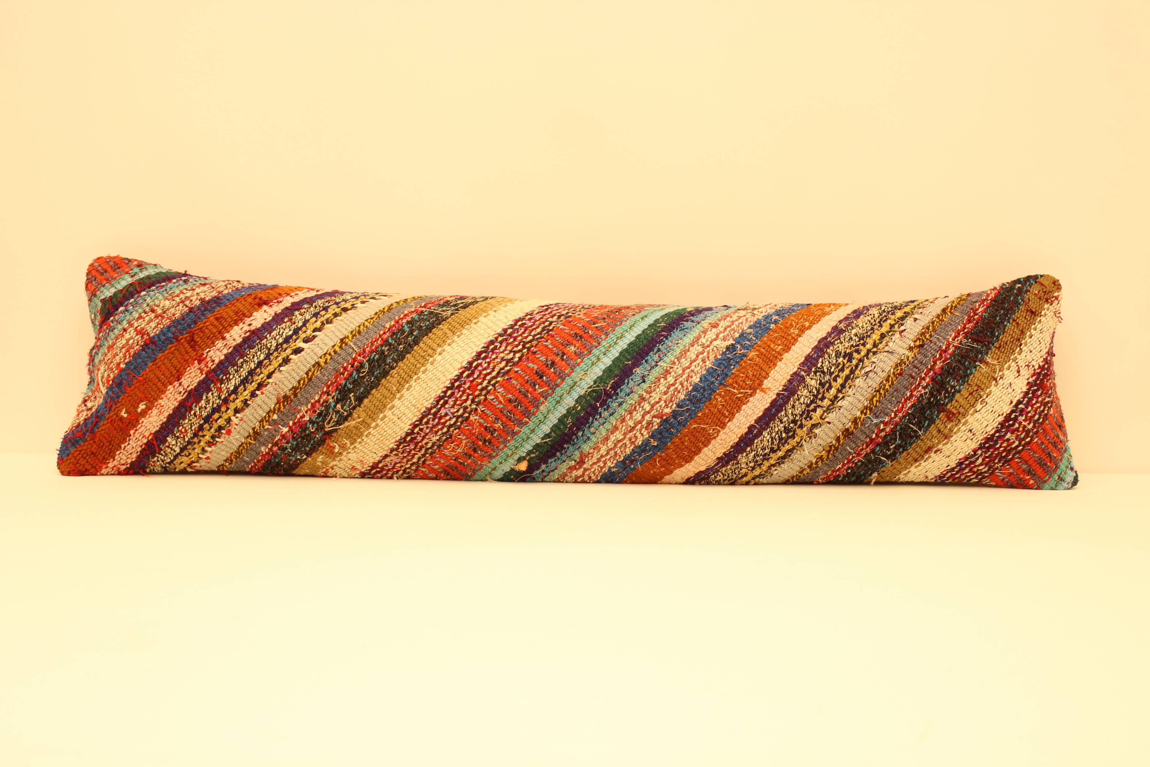 Turkish kilim cushion, 20x90 cm, DY-30