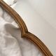 Antique Louis XV gilded mirror with vintage rocaille shell