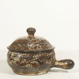 Caquelon à lid par Jean Claude Malarmey, Vallauris circa 1950