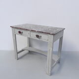 Art Deco table with 2 drawers and mirror, side table