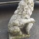 Vintage stone garden lions xxeme