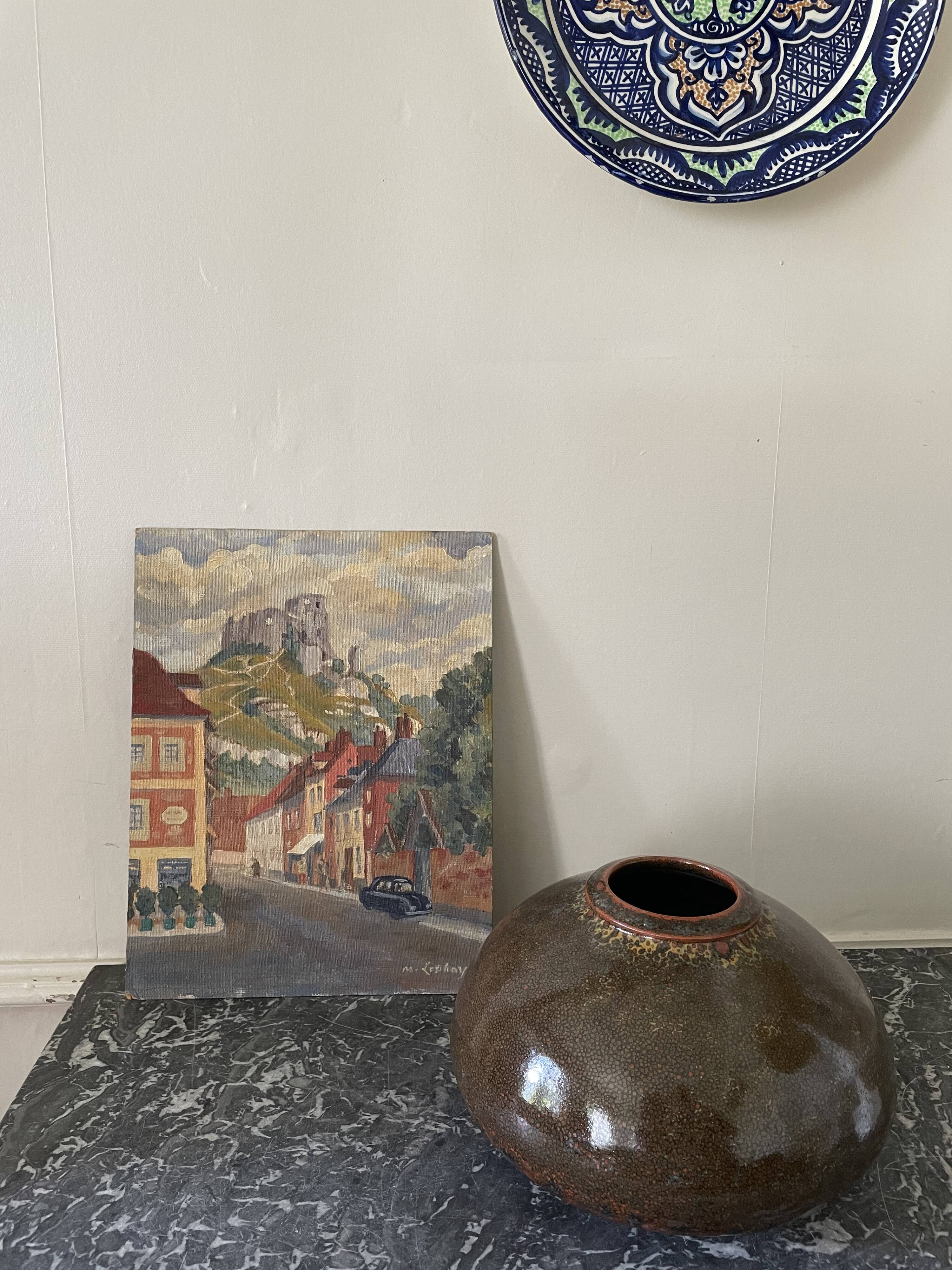 Oil on landscape cardboard 35 X 27