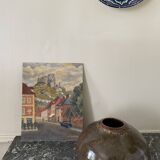 Oil on landscape cardboard 35 X 27