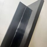 Large black magazine rack by Giotto Stoppino for Kartell, Italy 1970.