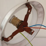 Vintage opline wall lamp and old school aluminum base