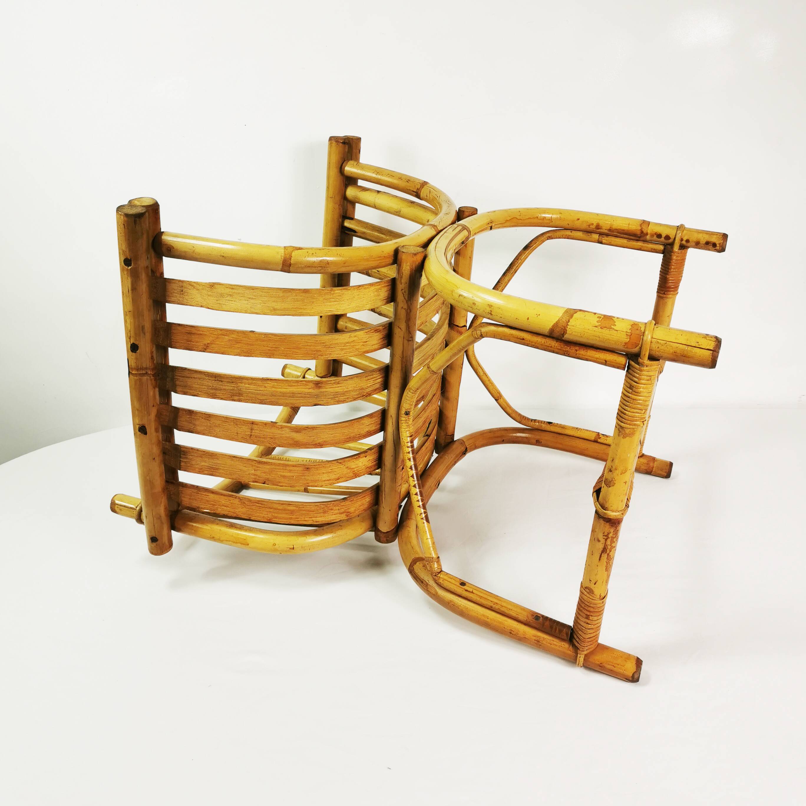 Mid Century Bamboo Armchair, Germany, 1950s