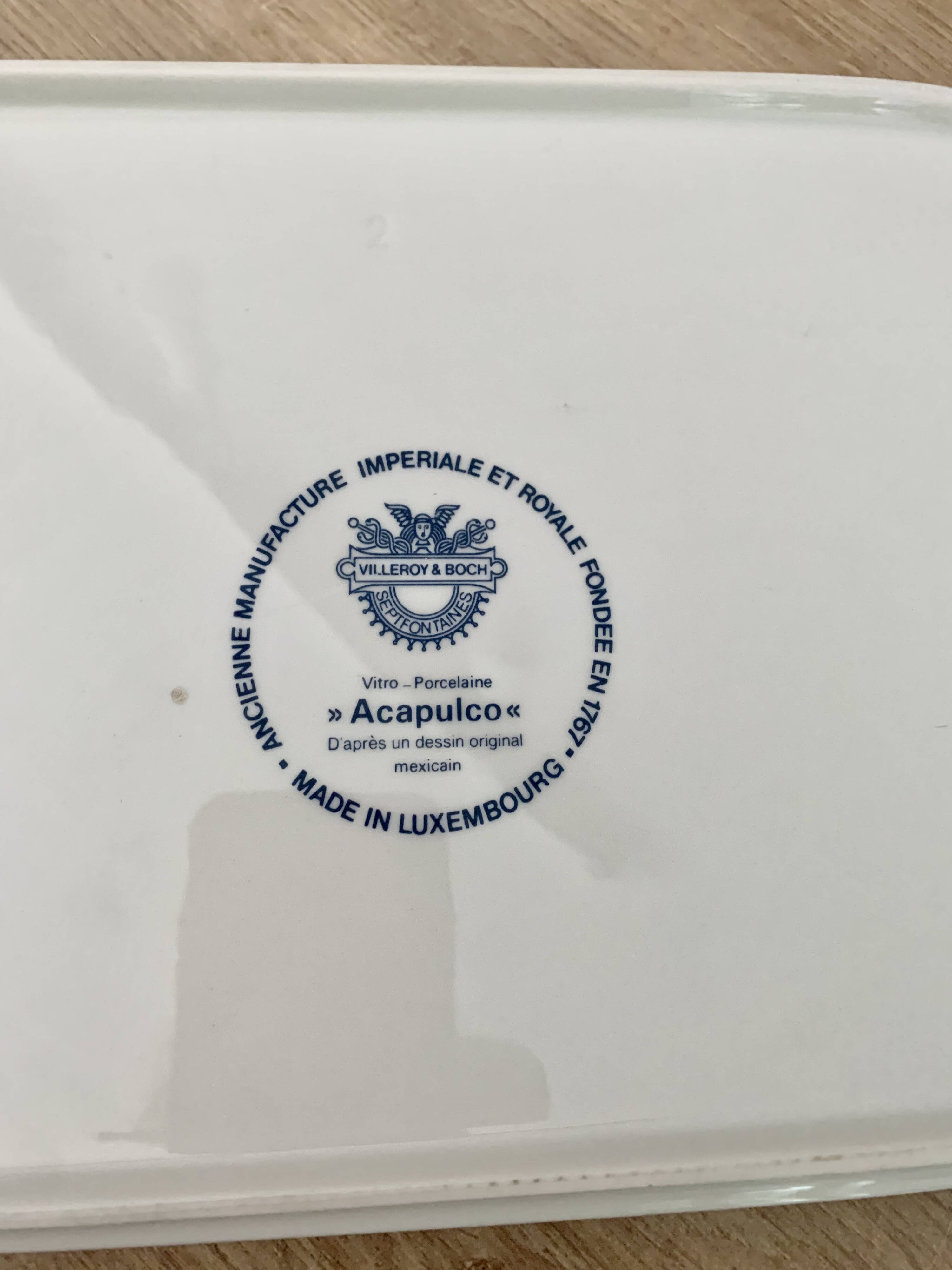 Villeroy & Boch Acapulco serving dish 42 cm, 1970s