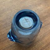 Blue glass vase model 20064 in Mid-Century style by Vladislav Urban for Hermanova Hut, 1960s.