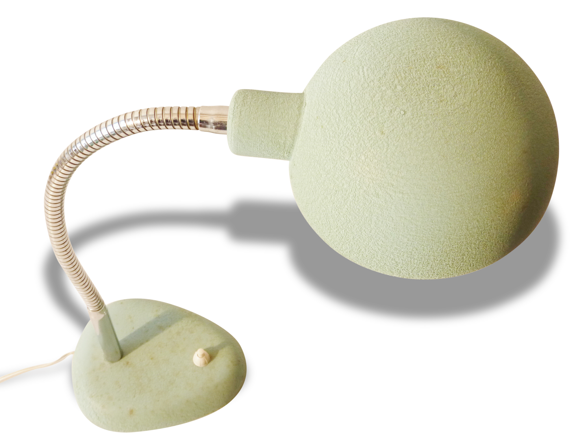 Lamp to ask industrial office 50's Green vintage 1950 n2