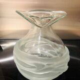 Design glass vase and glass paste