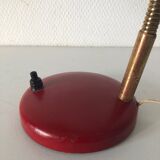 Devil red cocotte lamp vintage 1950 27cm