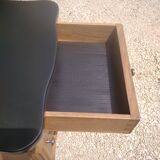 Louis XV solid walnut bedside table