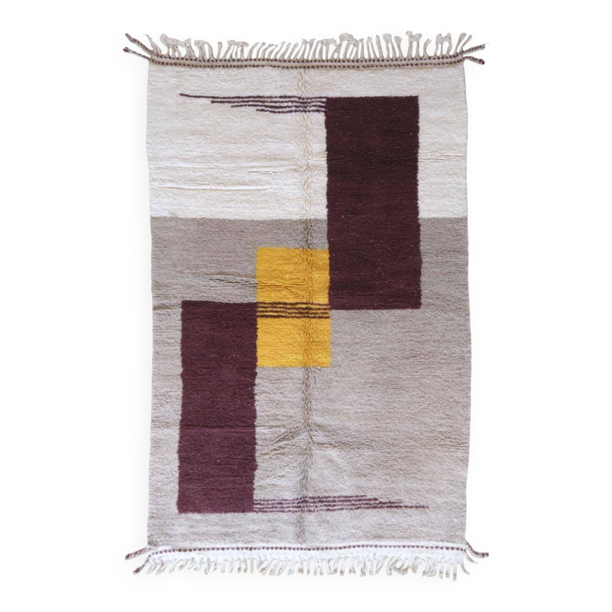 Contemporary wool rug - 293 x 193 cm