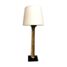 Lampe en bois doré, XXe siècle