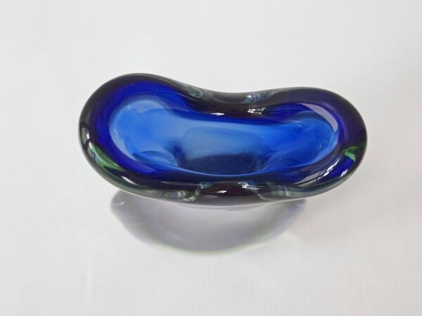 Vase vintage en verre de Murano Sommerso, 1960