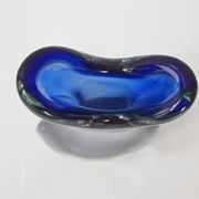 Vase vintage en verre de Murano Sommerso, 1960