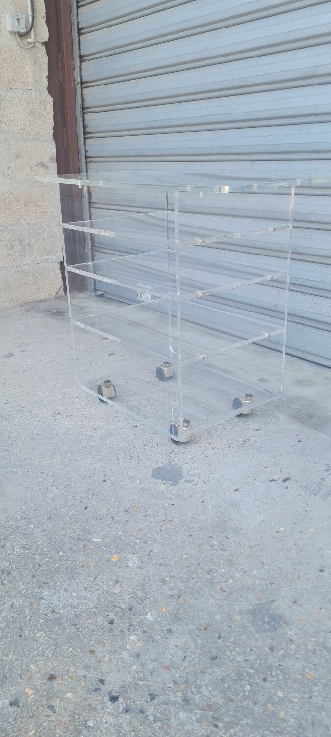 Les Invisibles du Marais: Desserte hifi plexiglas