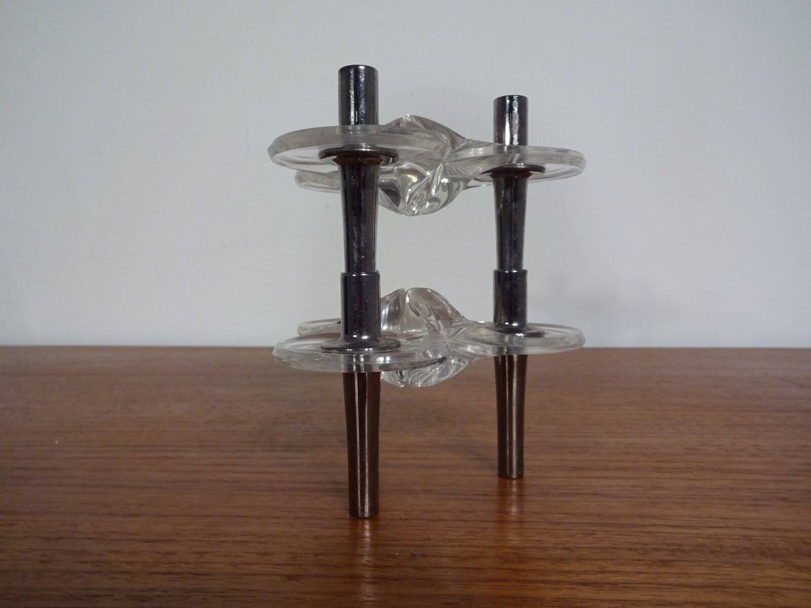 Candleholders by Ceasar Stoffi & Fritz Nagel for BMF, 1960s, Set of 2