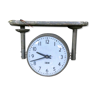 Horloge de station IBM industrielle vintage, Paris