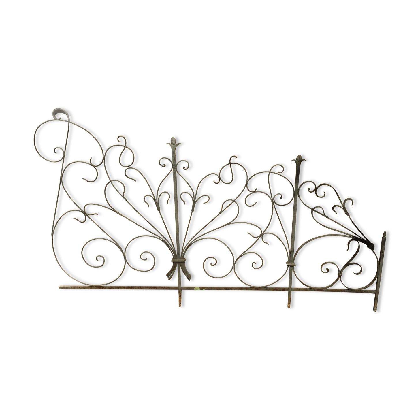 Wrought iron grid from a church