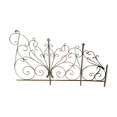 Grille en fer forgé provenant d'une église