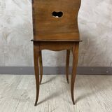 Small Louis XV wooden bedside table in country style