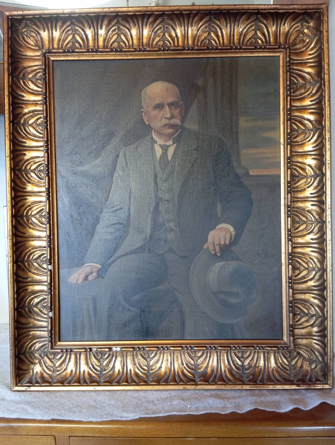 Portrait of a bourgeois, dated and signed.