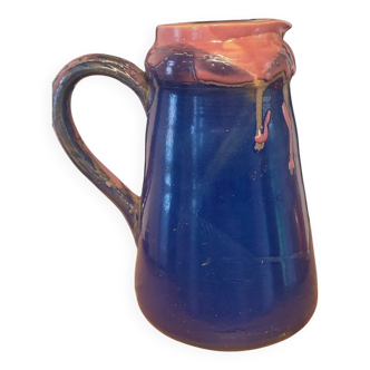 Stoneware pottery pitcher Allonne Oise