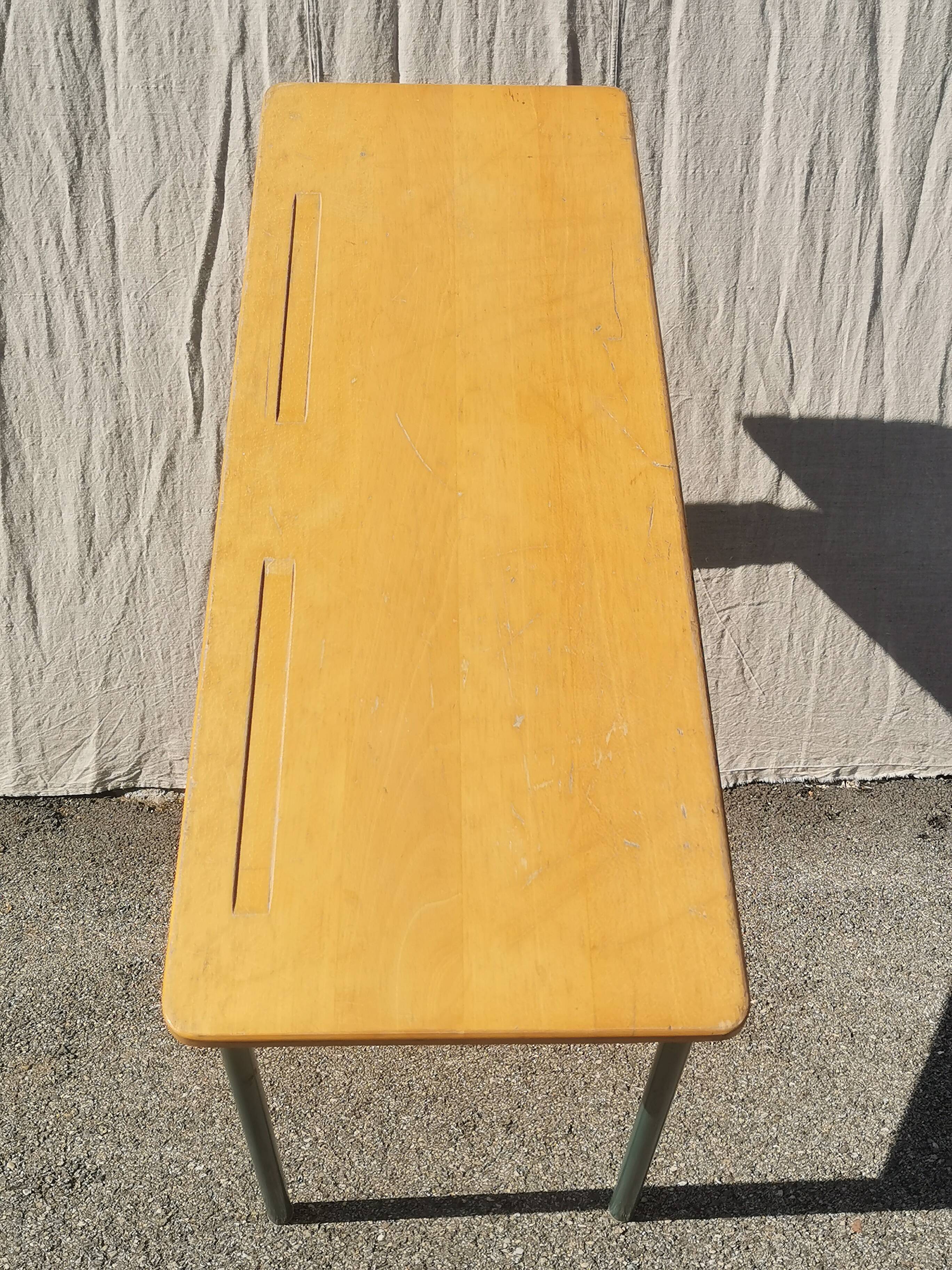 Vintage 2-seater desk "delagrave"