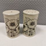 Beautiful salt and pepper set in porcelain from English Hornsea