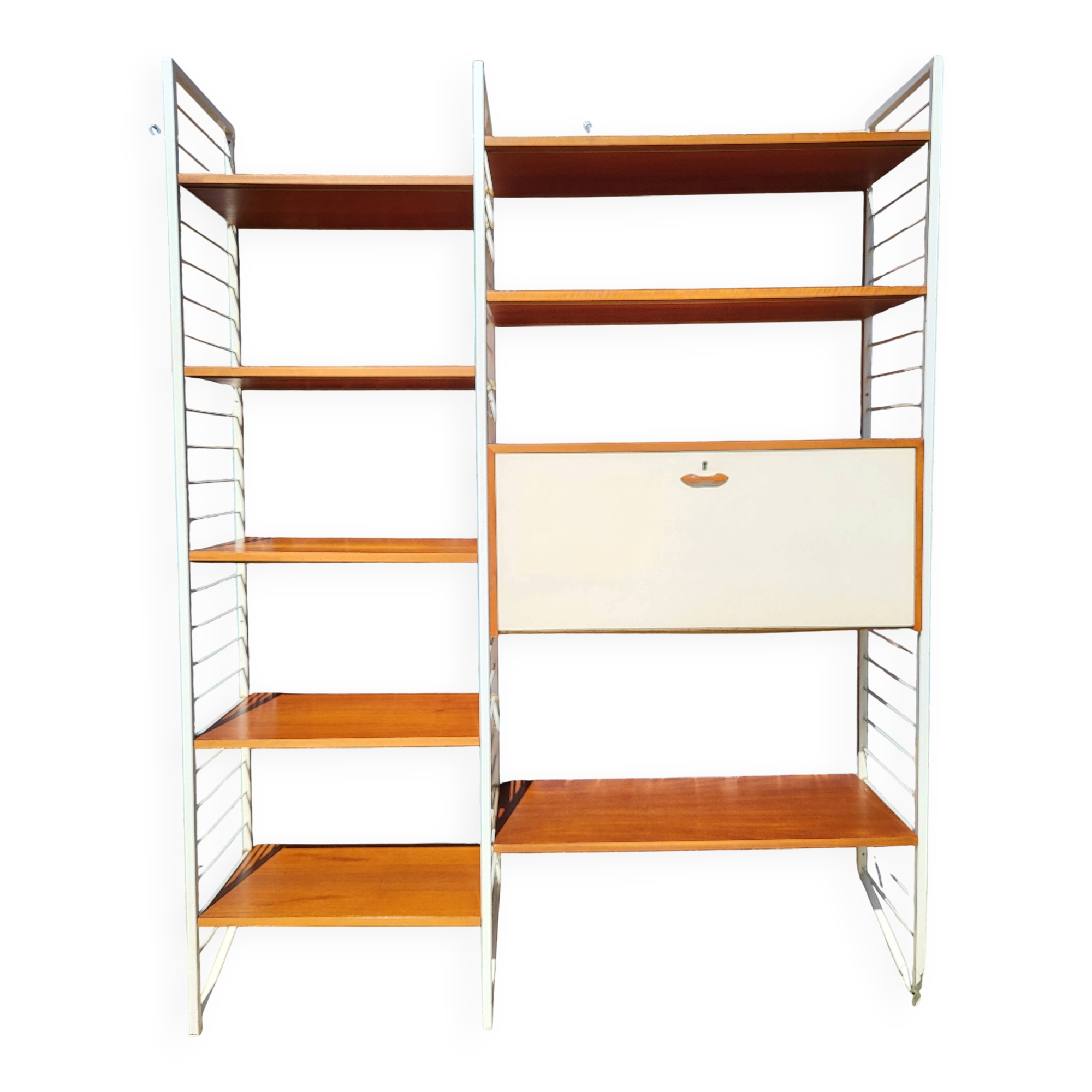 Système modulable Ladderax • Bureau Staples • Robert Heal, Londres, c.1960