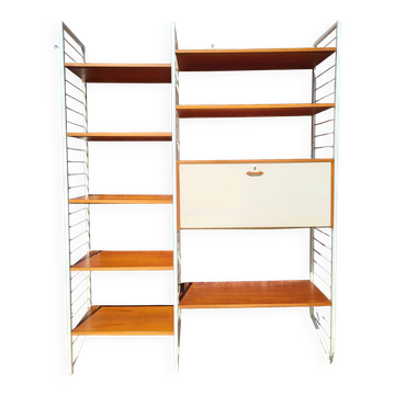 Modular system Ladderax • Staples desk • Robert Heal, London, c.1960
