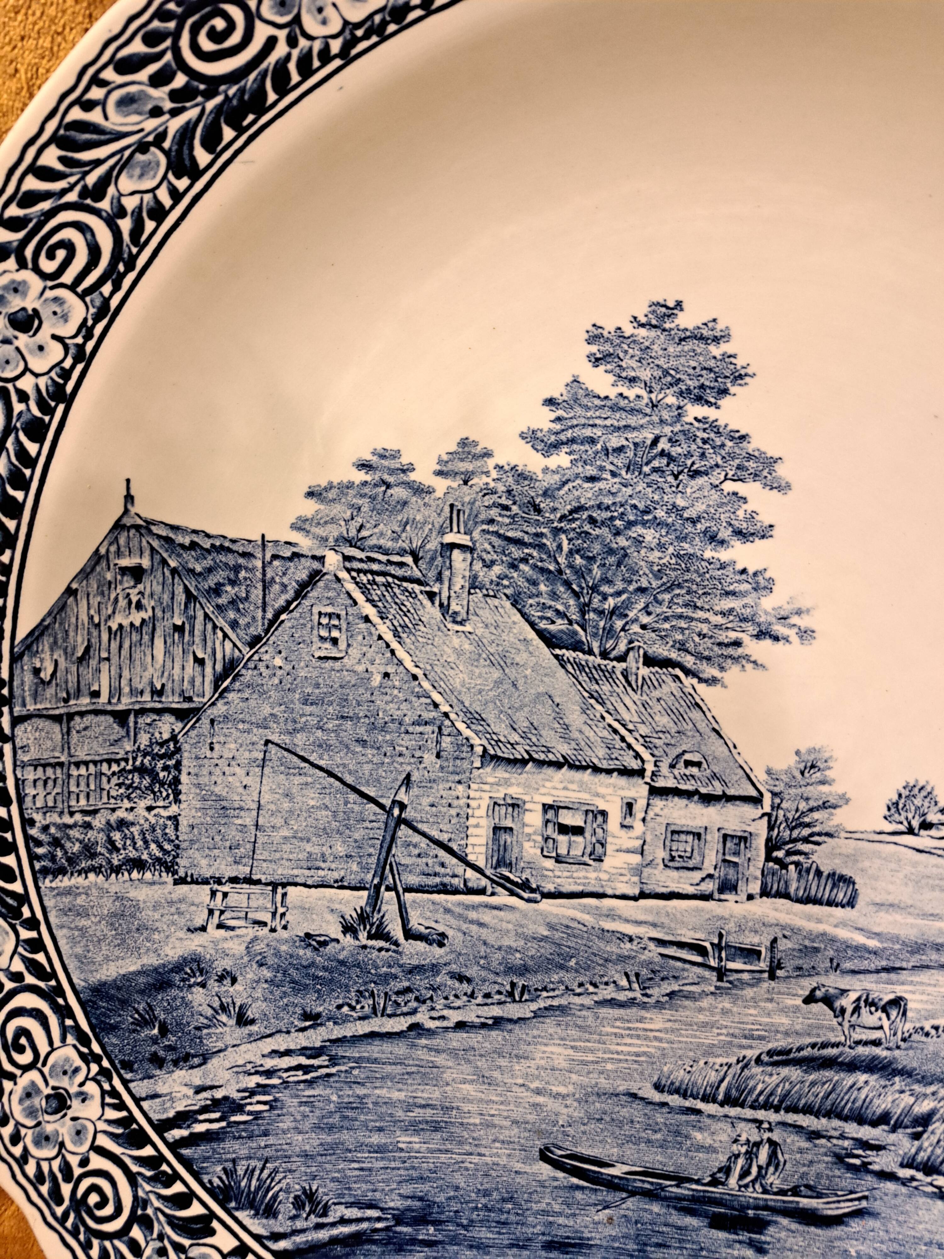 Decorative plate Delft