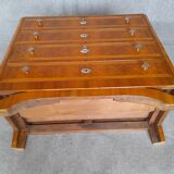 Art Deco chest of drawers (1930-1940) in walnut