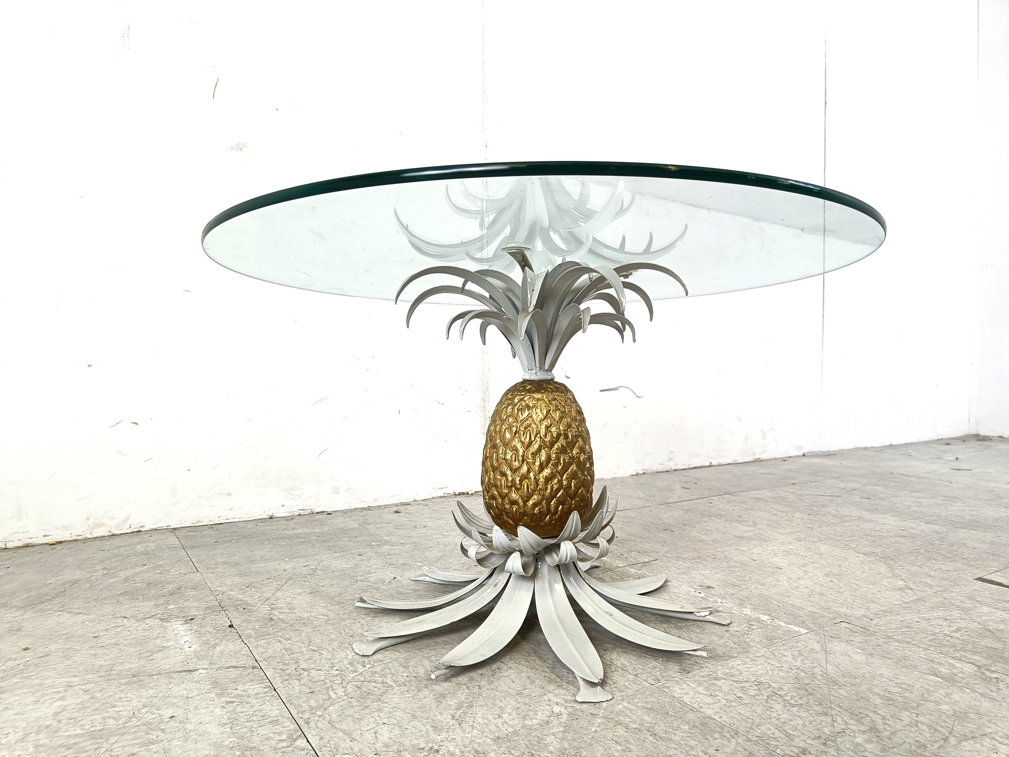 Pair of Hans Kögl pineapple side tables, 1960s