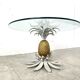 Pair of Hans Kögl pineapple side tables, 1960s