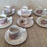 7 tasses à café Vallauris