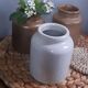 Ensemble de 3 anciens pots à moutarde/condiments, en céramique / grés