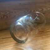 6 old engraved water or orangeade glasses