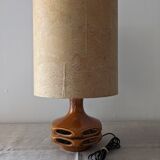 Glazed ceramic lamp from the 60s/70s West Germany