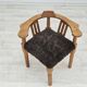1950s, Danish design, reupholstered armchair, New Zealand sheepskin, oak wood.